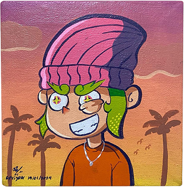 California painting by Uprijon