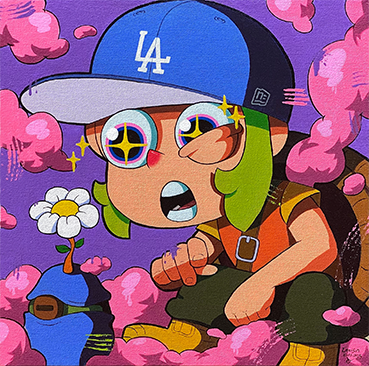 Bloom painting by Uprijon
